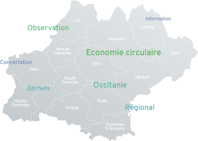 Image carte territoire Occitanie nuages de mots